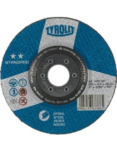 Disco 42x a30-bf 115x2,5x22x2 standard de tyrolit caja de 25