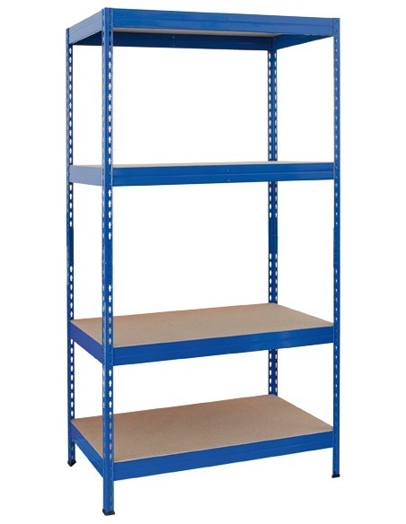 Kit 4 estanterías stabil 175 176x80x40 azul de ar