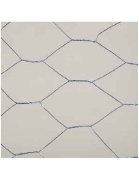 Enrejado triple torsión galvanizado 13x0,70mm 1,00x50m de