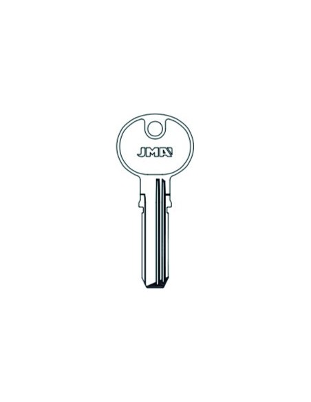 Llave jma latón seguridad te-t62 de j.m.a caja de 10 unidades