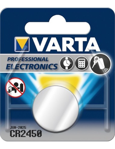 Pila boton litio cr2450 3v varta de varta caja de 10 unidades