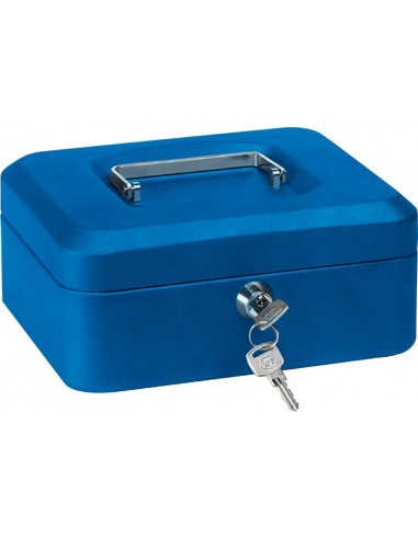Caja caudal llave + bandeja 152x115x80 azul de arregui