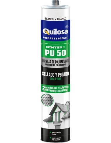 Masilla sintex pu-50 45609-300ml-blanco de quilosa caja de 12