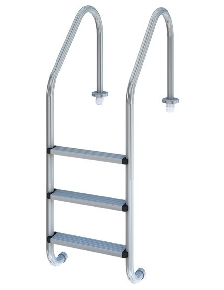Escalera estandar 3p aisi 304 509082 de quimicamp